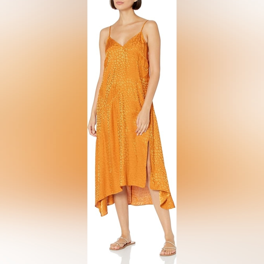 Midi cheetah cami dress
